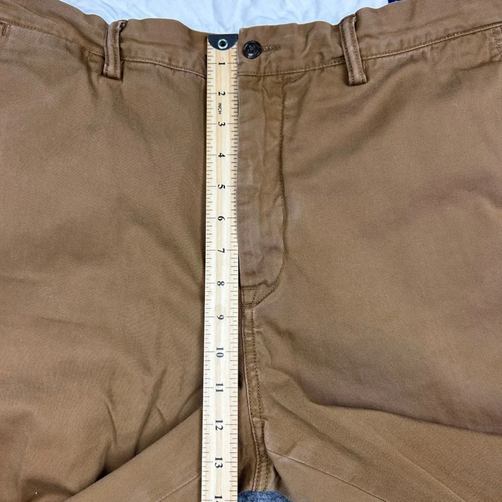 Polo Ralph Lauren Chino Pants Mens 38x30 Tan Classic Cotton Twill Straight Flat